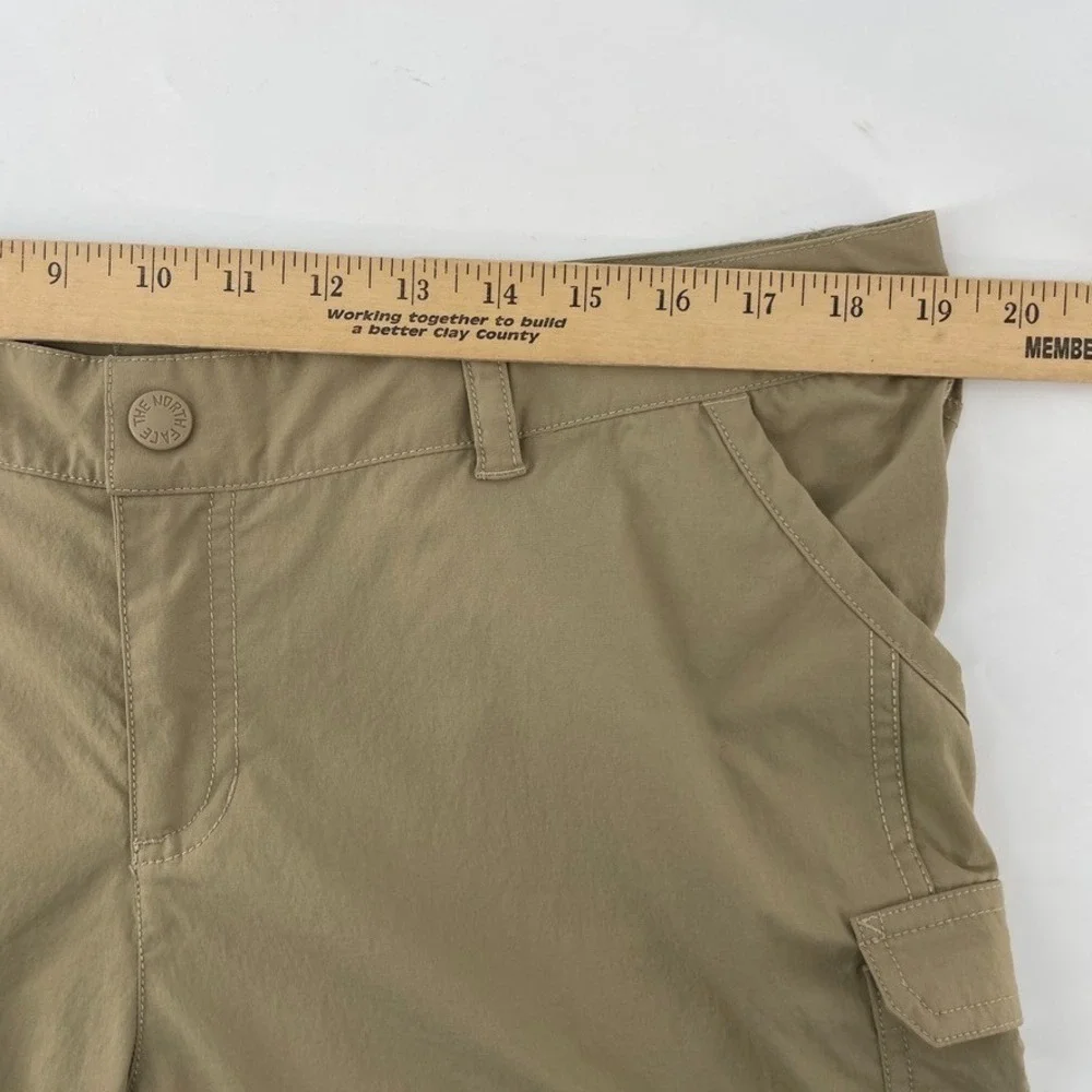 North Face Women's Convertible Pants Size 16 Beige‎ Hiking Drawstring Nylon